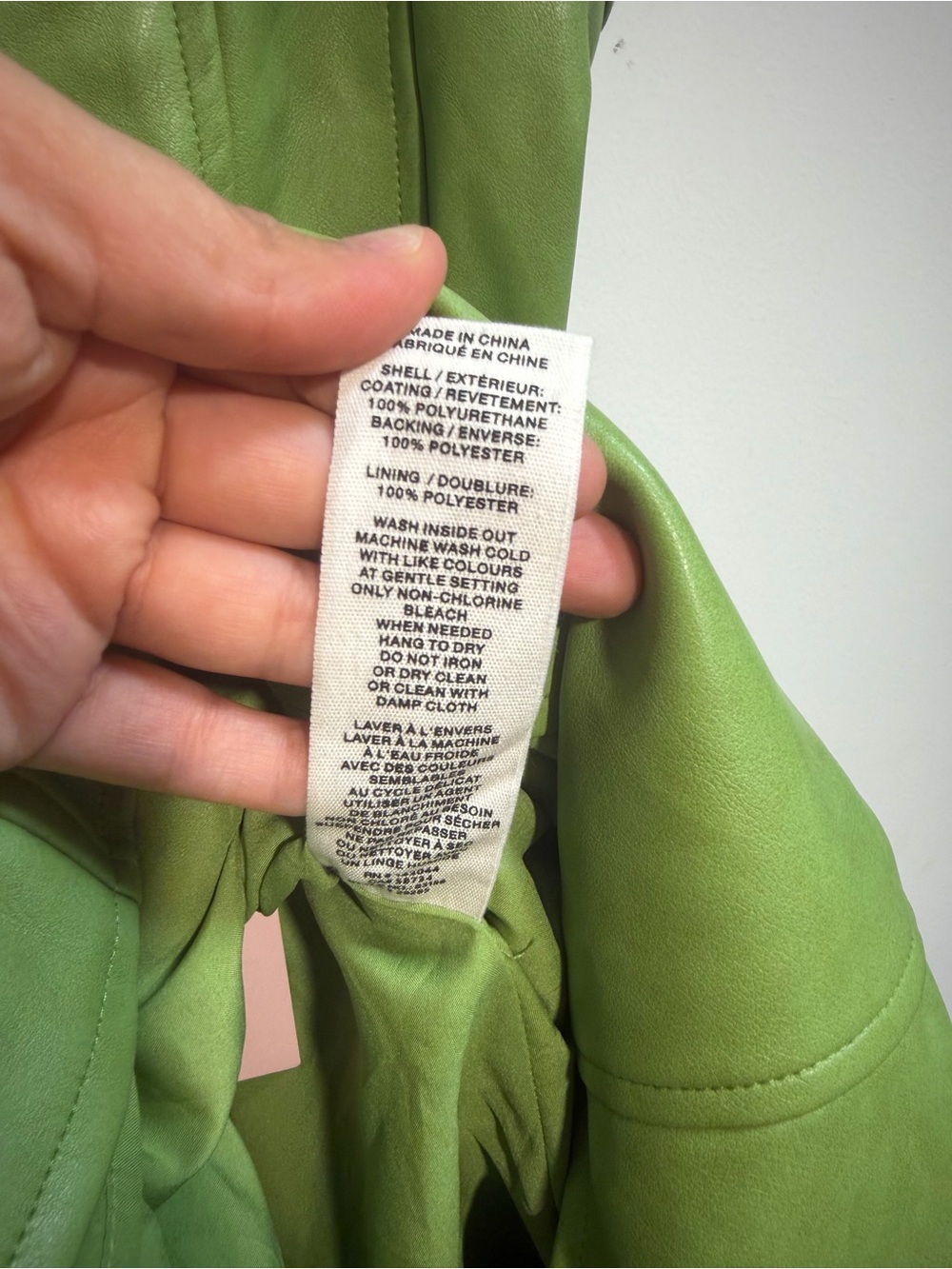 Avec Les Filles FAUX-EVER LEATHER™ FIT-AND-FLARE MINI DRESS in green Medium $129 - Picture 10 of 15